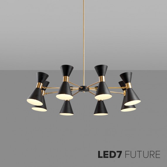 Loft Industry Modern - Bittly Chandelier